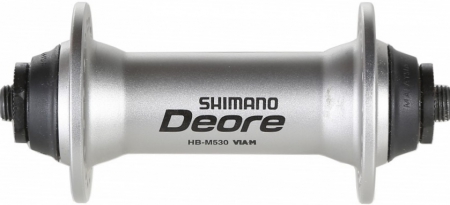 Butuci - Butuc fata Shimano Deore HB-M530, 32H, argintiu