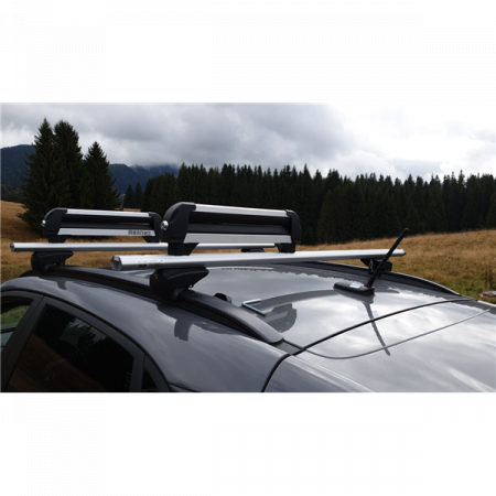 Suport ski/snowboard Menabo Iceberg 4 pe bare transversale, 4 perechi ski / 2 snowboard [3]