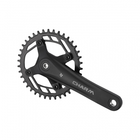 Angrenaje - Angrenaj Prowheel Charm-FD04S, Narrow-Wide, alu, 36Tx175mm, BCD 104mm, pentru 1x9/10/11S, negru