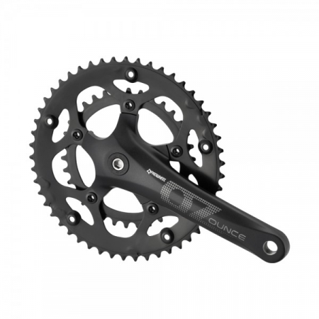 Angrenaje - Angrenaj Prowhell Ounce-421-N, aluminiu, negru, 170mm, 39/53T negru (foi schimbabile) OEM