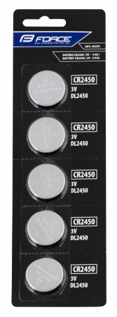 Lumini - Baterii Force CR2450 3V 5 bucati