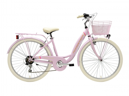 Oras - Bicicleta Adriatica Panda 26 Lady 6V Roz 42 cm
