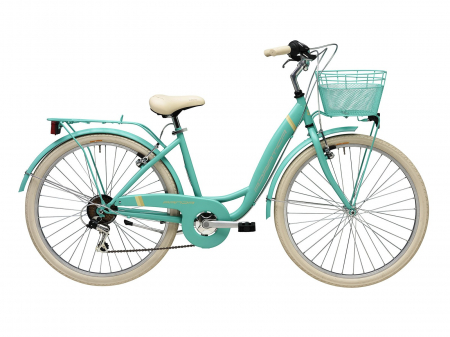 Oras - Bicicleta Adriatica Panda 26 Lady 6V verde matt 42 cm