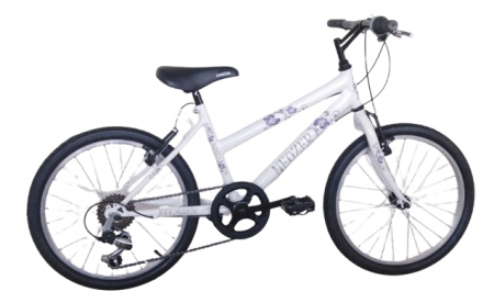 Copii - Bicicleta copii Neuzer Cindy Basic Revo, 20'', 6 viteze, Alb / Violet-Roz