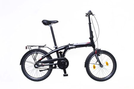 Pliabile - Bicicleta Neuzer Folding Fold Up N3 - 20'' Negru/Gri-Rosu