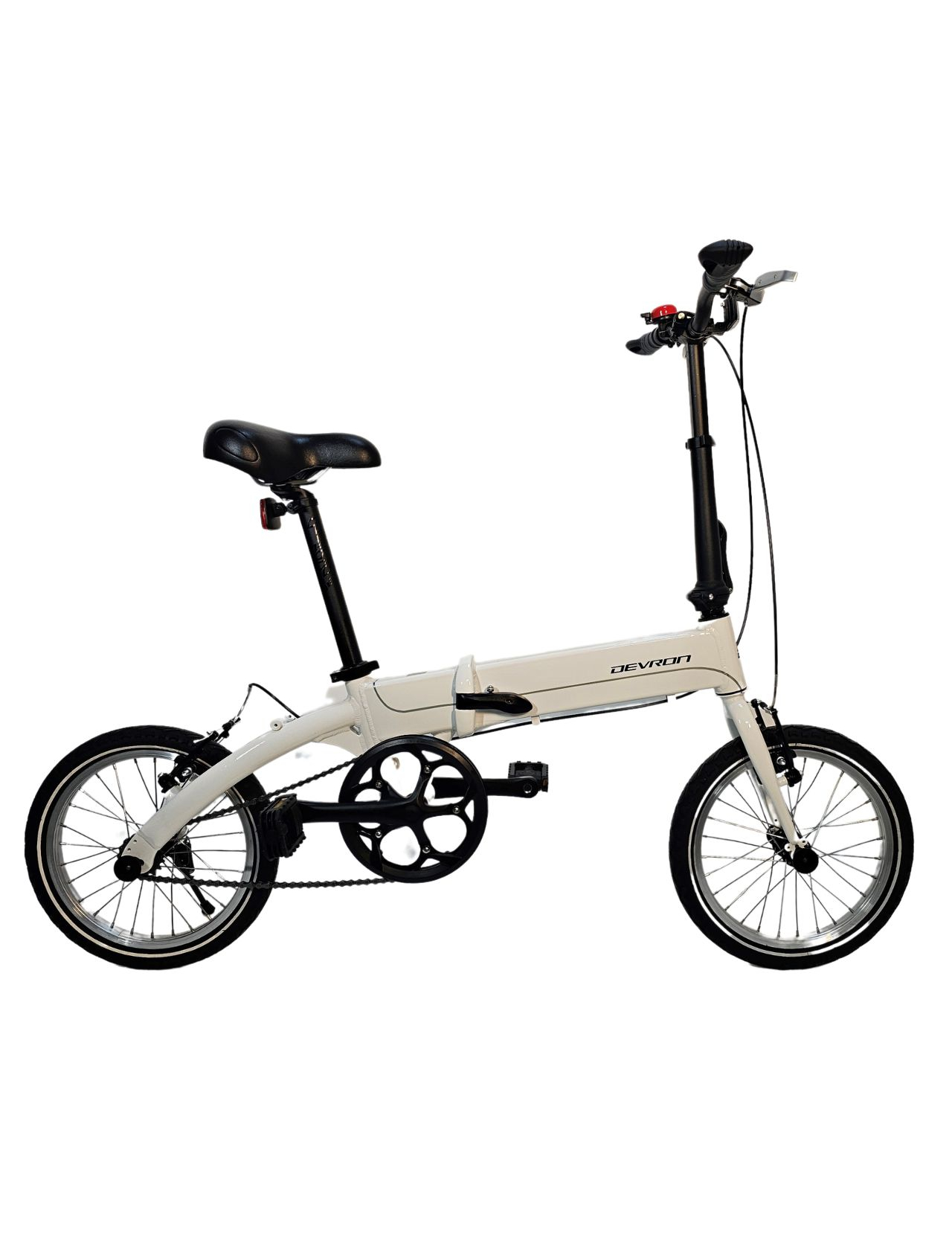 Pliabile - Bicicleta pliabila Devron 16010, 16 inch, Alb