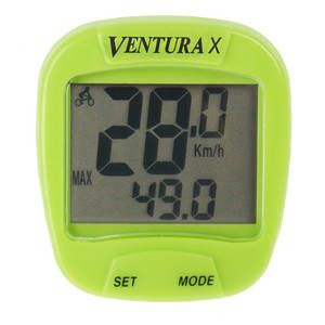 Kilometraje - Kilometraj / Computer Ventura X, 10 functii, cu fir, verde