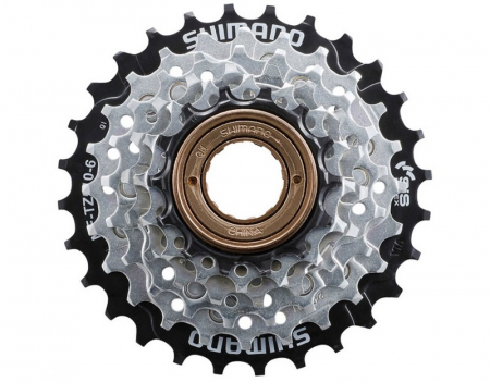 Pinioane - Bloc de pinioane pe filet Shimano Tourney MF-TZ510-6, 6 viteze,14-28T