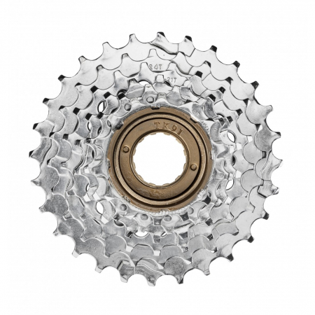 Pinioane - Bloc pinioane pe filet Force, 6 viteze, 14-28T, crom