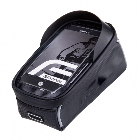 Borsete si genti - Borseta cadru Force Clash cu compartiment telefon neagra