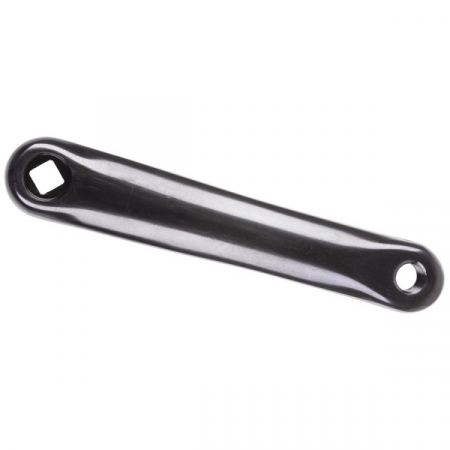 Componente - Brat angrenaj stanga, aluminiu, 170 mm, negru
