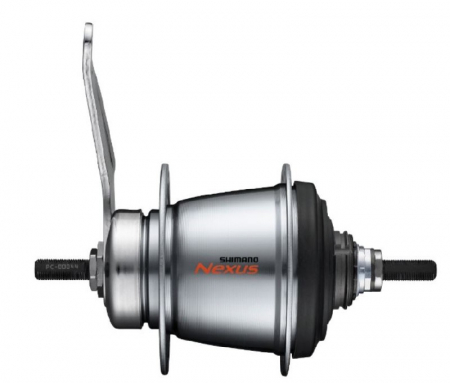 Butuci - Butuc cu viteze interne Shimano Nexus 7 SG-C3001-7C, 7 viteze, 32H / 36H, frana coaster, argintiu