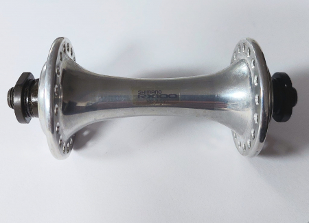 Butuci - Butuc fata Shimano RX100 HB-A550, 36h, argintiu