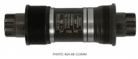 Butuci pedalieri - Butuc pedalier Shimano BB-ES300 70-113 mm, octalink, ITA (Filet Italian)