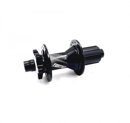 Butuci - Butuc spate Fastace DA207R, alu, 32H, ax M12x148mm, 4rulmenti, caseta alu 9/10/11pinioane, frana disc (6suruburi), negru