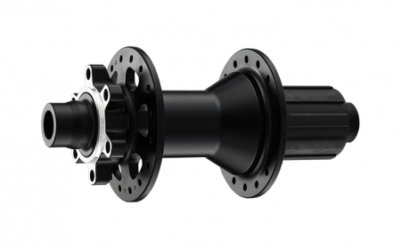 Butuc spate Fastace DA207R, alu, 32H, ax M12x148mm, 4rulmenti, caseta alu 9/10/11pinioane, frana disc (6suruburi), negru [1]