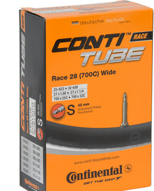 Camere - Camera bicicleta Continental Race 28 Wide, valva 42 mm / 60 mm, 25/32-622/630