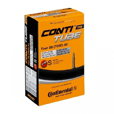 Camere - Camera bicicleta Continental Tour 28 (700C) All, Auto / Presta, 32/47-622