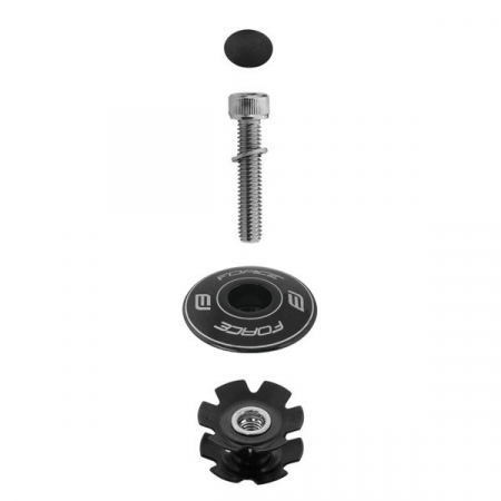 Cuvete - Capac si floare furca Force 1.1/8 pe negru
