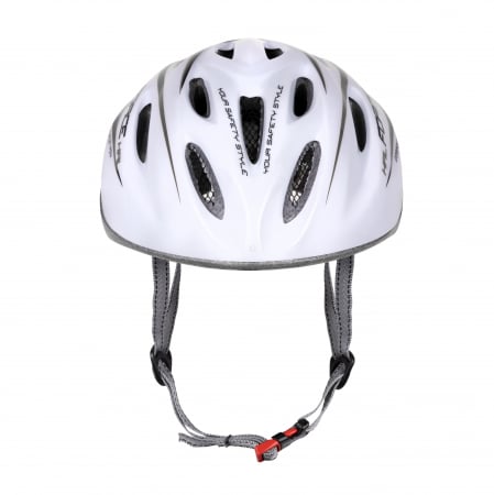 Casca bicicleta Force Hal, alb-negru [5]