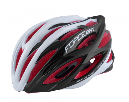 Casti protectie - Casca Force Bat Negru/Alb/Rosu L-XL (57-61 cm)