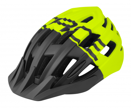 Casti protectie - Casca Force Corella MTB negru/fluo S-M (54-58 cm)