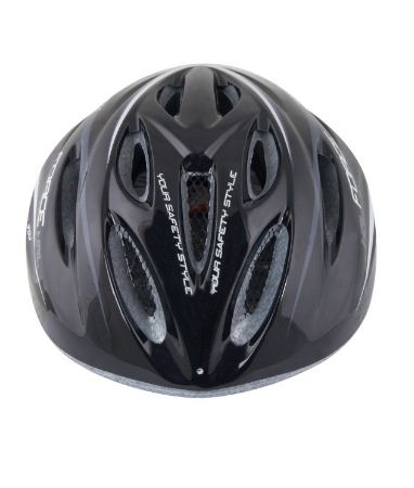 Casca bicicleta Force Hal, negru-gri-alb [2]