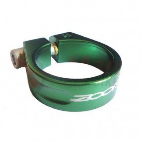 Tije - Colier tija de sa Zoom AT-83, 35 mm, verde anodizat, aluminiu, strangere imbus