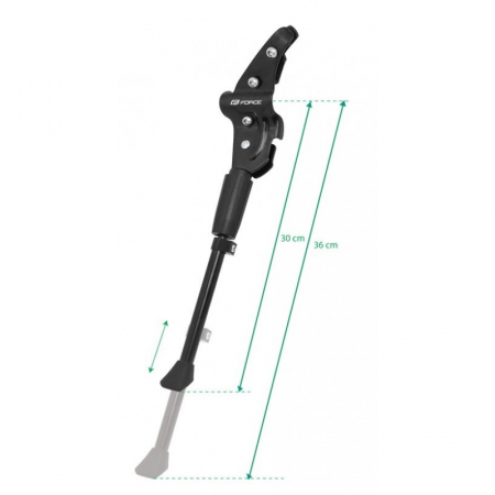 Cric Force Vux, pentru biciclete 20''-29'', aluminiu, spate, negru [1]