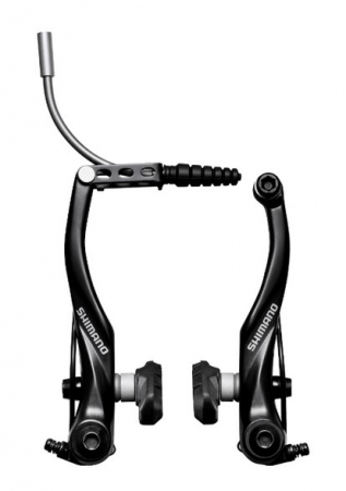 Frane - Frana V-brake Shimano Alivio BR-T4000, fata, neagra