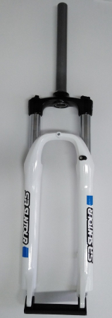 Furci - Furca cu suspensie 26'' SR Suntour XCE28 DS, 1.1/8'', Ahead, 100 mm, alba