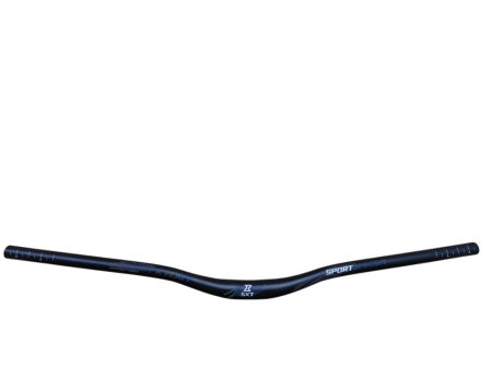 Ghidoane - Ghidon auminiu MTB SXT Black Shiny, 31.8 mm, 800 mm, rise 30