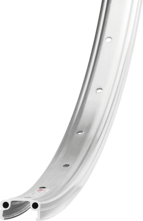 Jante - Janta Remerx RMX 21/V-brake, 559x21 (26x1,75), simpla, 36H, pentru valva AV, aluminiu, argintie