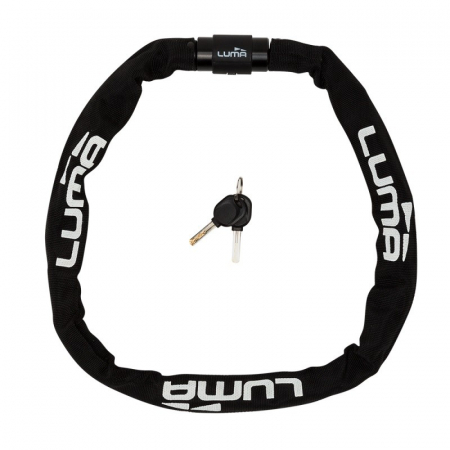 Antifurturi - Lacat Luma Alfa Chain Plus 95 cm negru