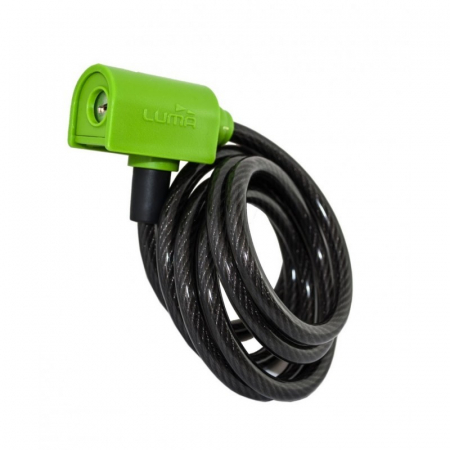 Antifurturi - Lacat Luma Enduro 7318 D8 185 cm verde C30