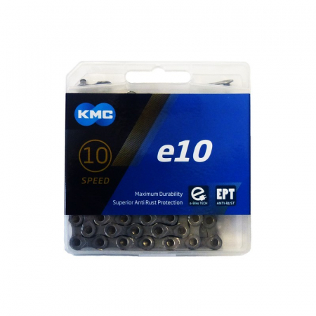 Lanturi - Lant KMC E10 EPT 10 Viteze 136 zale Ebike, Argintiu