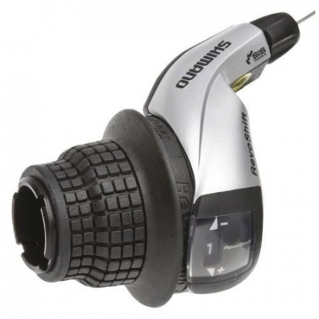 Manete schimbator - Maneta de schimbator Shimano Tourney SL-RS45-L, 3 viteze, stanga