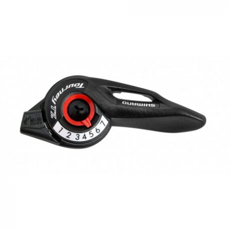 Manete schimbator - Maneta de schimbator Shimano Tourney SL-TZ500-7R, 7 viteze, dreapta