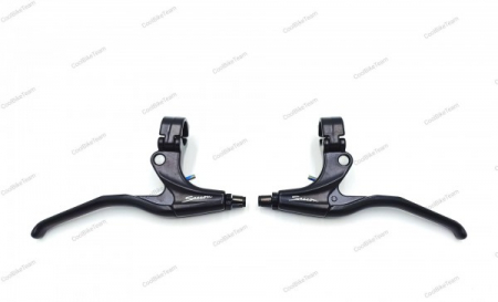 Set manete de frana Saccon L370A, cu balama, negru [0]