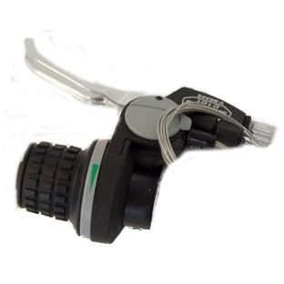 Manete schimbator - Maneta de schimbator / frana Shimano SB-C102, 3 viteze, stanga