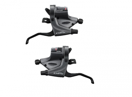 Manete schimbator - Set manete de schimbator / frana Shimano Claris ST-RS200, 2x8 viteze