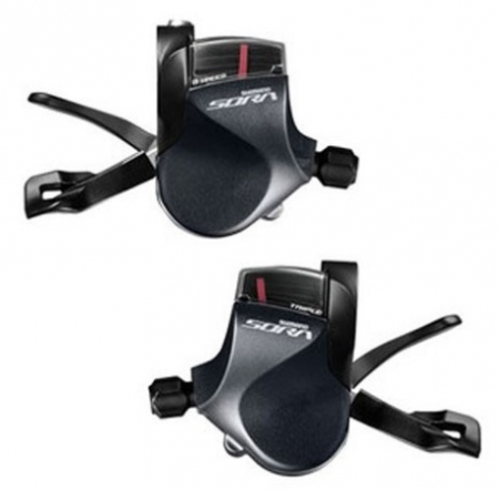 Set manete de schimbator Shimano Sora SL-R3000/3030, 3x9 viteze [1]