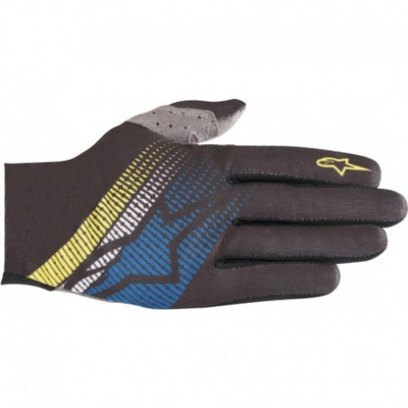 Manusi - Manusi Alpinestars Predator black/royal blue/acid yellow