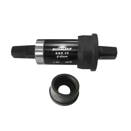 Butuci pedalieri - Monobloc SunRace BBS08, 68x38x127mm, otel, bucse prin presare(PressFit), ax patrat