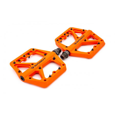 Pedale Sprint Policarbonat cu rulmenti, portocalii [1]