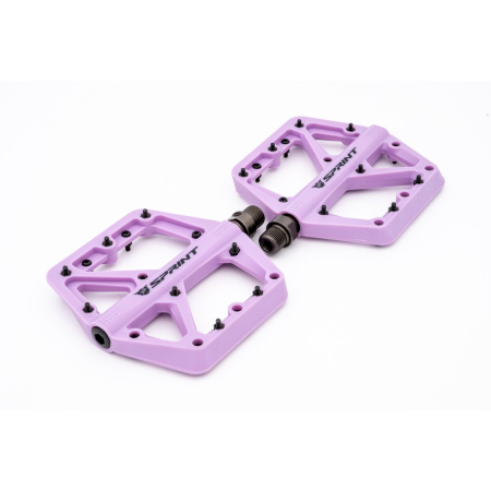 Pedale Sprint Policarbonat cu rulmenti, roz [1]