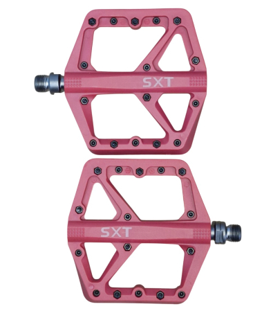 Pedale - Pedale SXT N-13 Nylon-Fiber Rosu, rulmenti