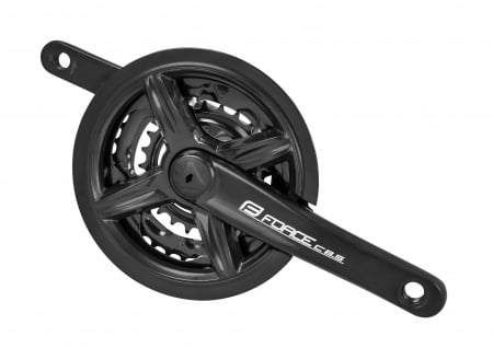 Componente - Pedalier Force C8.5 Al 42/34/24T 170mm Negru