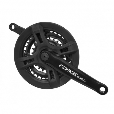 Componente - Pedalier Force C8.1 Fe 42/34/24T 170 mm negru