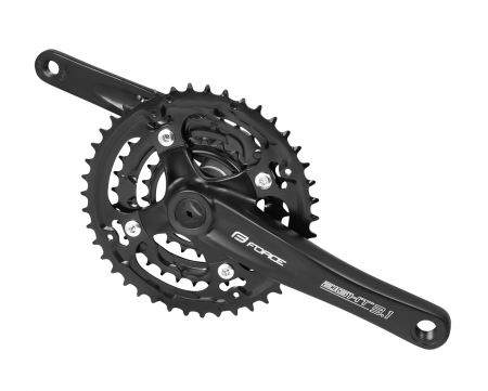 Componente - Pedalier Force Eight3.1 AL 42/32/22T 175 mm negru